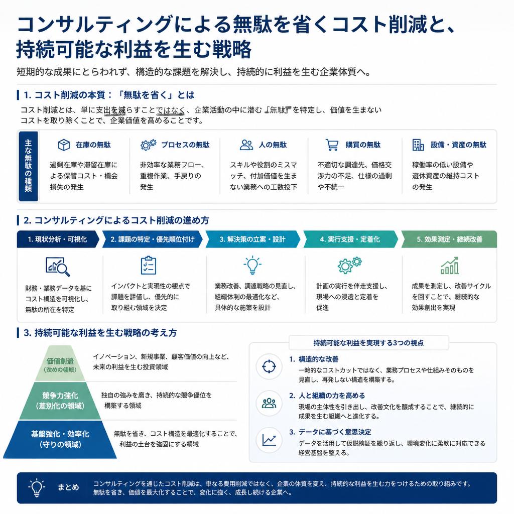 コスト削減の新しいアプローチ