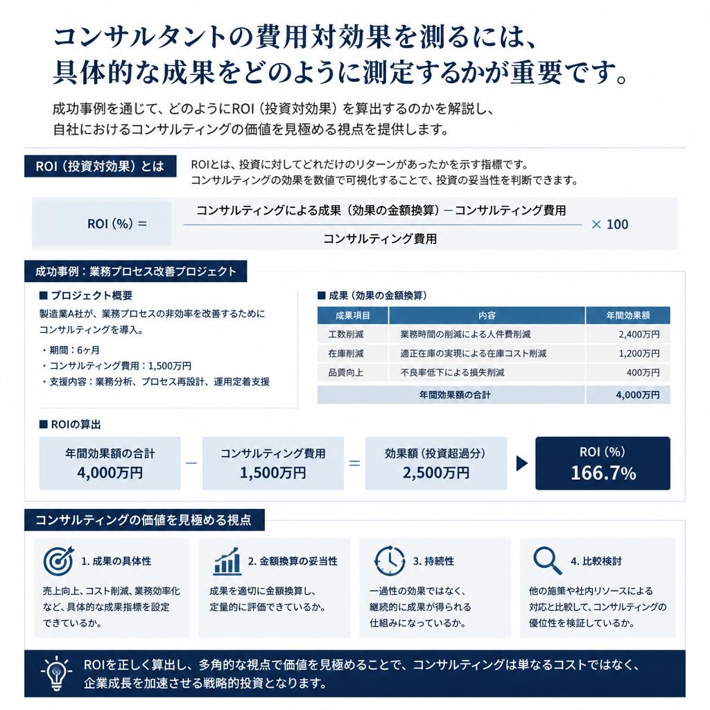 費用対効果の重要性